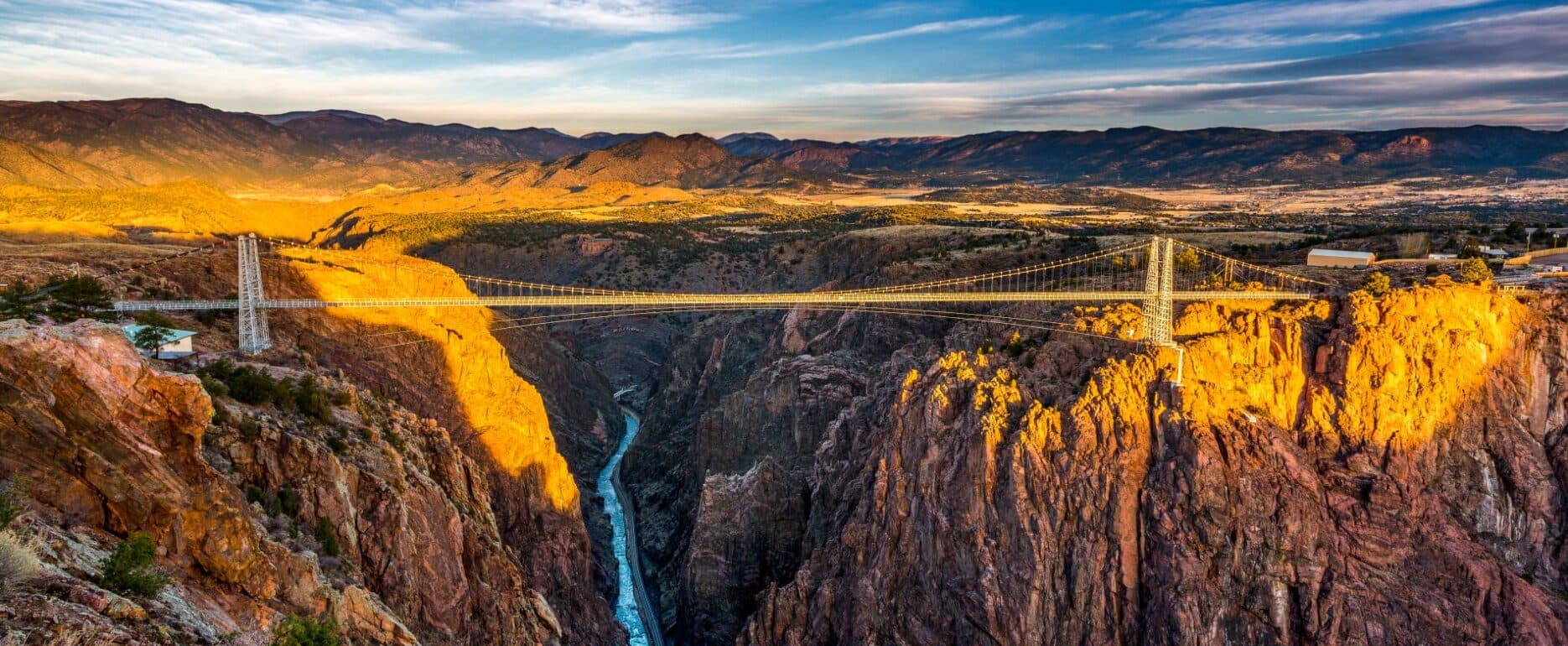 Sunrise at Royal Gorge Bridge